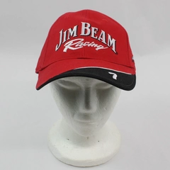 Jim Beam Racing Style Master Baseball Hat Red Adjustable One Size Pre-Owned