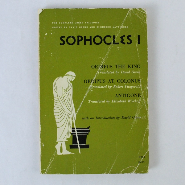 Sophocles I Greek Tragedies 1968 Chicago Press Pre-Owned Wear & Marks
