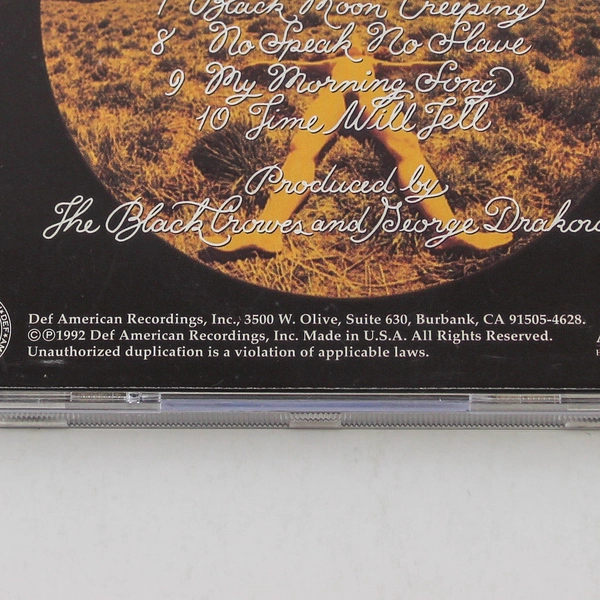 The Black Crowes The Southern Harmony Music CD 1992 Def American Recordings