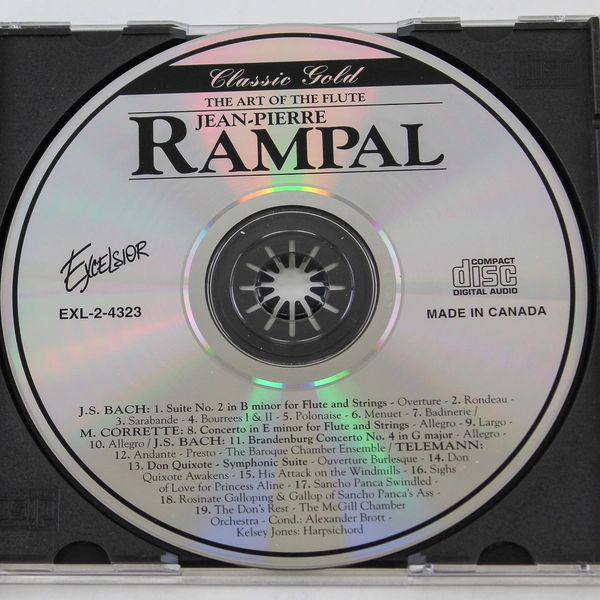 The Art Of The Flute CD by Jean Pierre Rampal 1995 Madacy Music