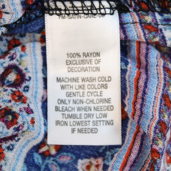 GNW XL Multicolored Bohemian Skirt Retro Paisley Print Good Condition