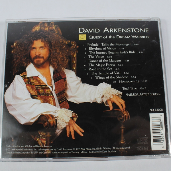 David Arkenstone Quest of the Dream Warrior CD 1995 Narada Good Condition