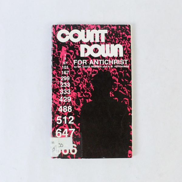 Countdown For Antichrist Dr David Webber 1976 SW Radio Church Of Air PB ExLibris