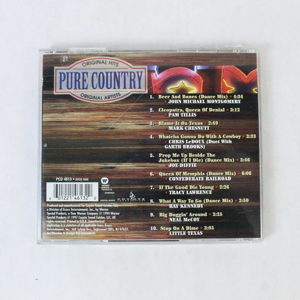 Pure Country Country Boogie by Various Artists CD 1997 Coyote Sound Cuisine