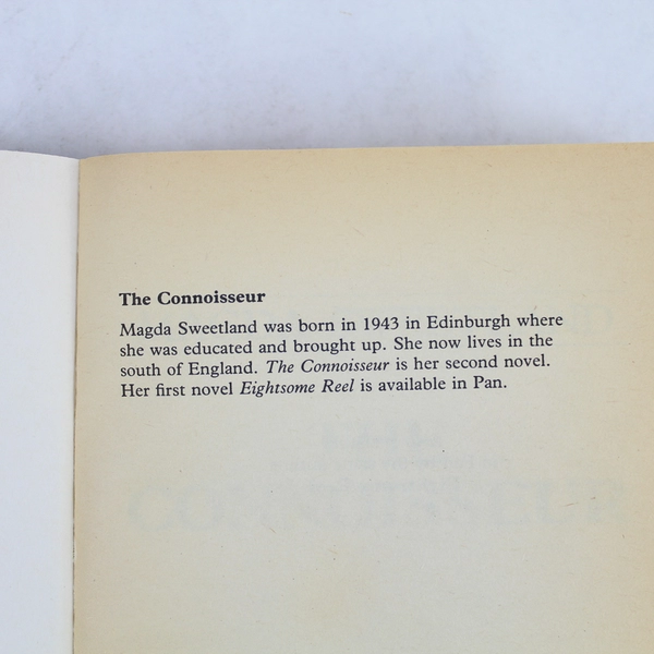 The Connoisseur by Magda Sweetland Paperback 1987 Pre-Owned Worn Condition