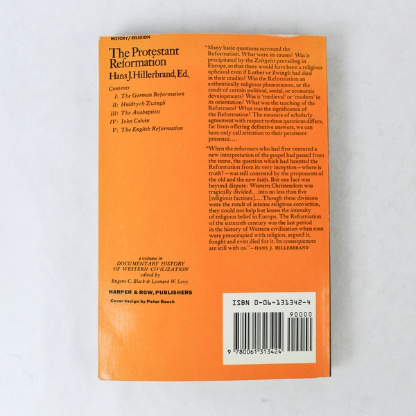 The Protestant Reformation Edited by Hans J. Hillerbrand 1968 Paperback