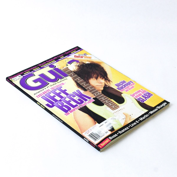 Guitar Magazine April 1999 Jeff Beck Slash Blackmore Layne Staley Phish Tab