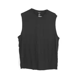 Peak Velocity Men's Large Black Sleeveless Tank Top Shirt Activewear Good Used