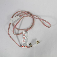 Household Extension Cord E70726 CT100PS 3 Outlet 2 Prong Indoor Use Only