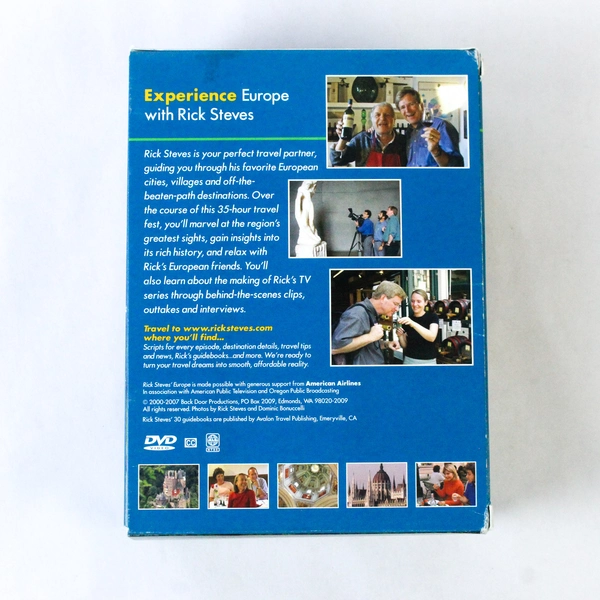 Rick Steves Europe All 70 Shows 2000-2007 Back Door Productions DVD Box Set