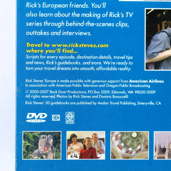 Rick Steves Europe All 70 Shows 2000-2007 Back Door Productions DVD Box Set