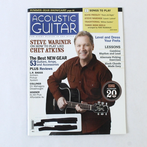 Acoustic Guitar Magazine June 2010 Steve Wariner Chet Atkins Play Like