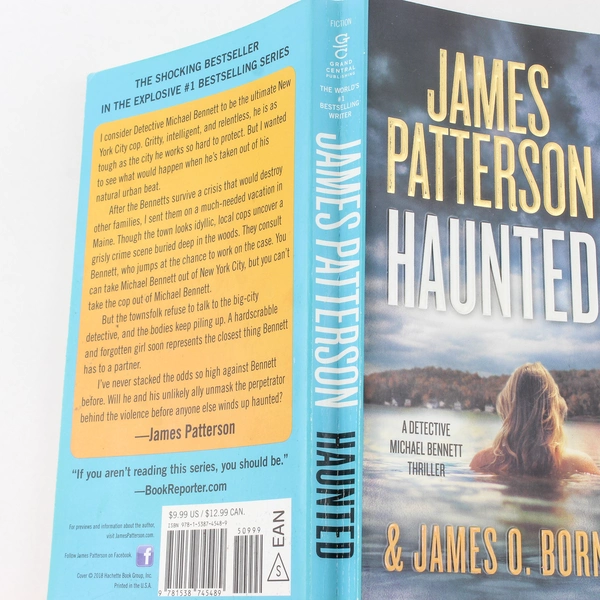Haunted by James Patterson & James O. Born 2018 Paperback Good Condition
