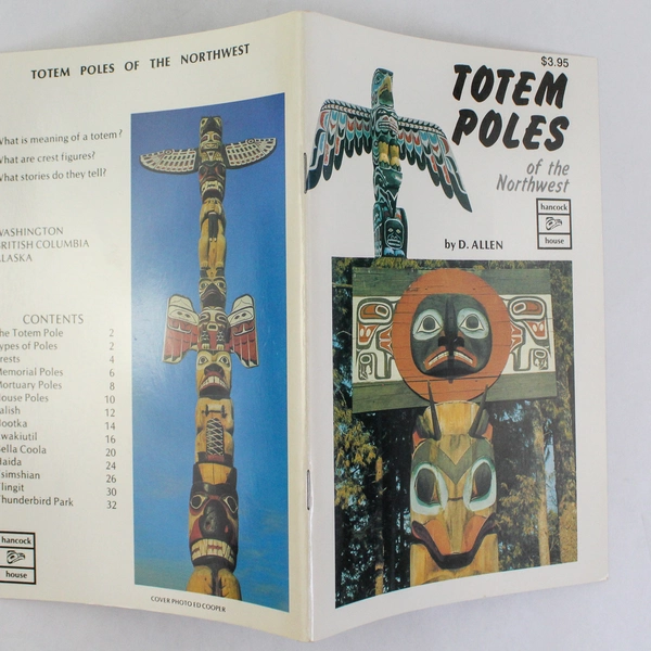 Totem Poles of the Northwest by D. Allen 1977 Vintage Paperback Book