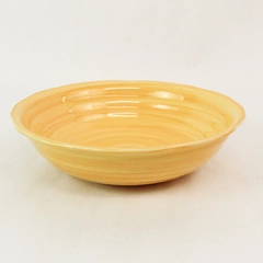 2004 Genmert Inc. Mulberry Home Collection Yellow Bowl Soup Bowl Fruit Bowl