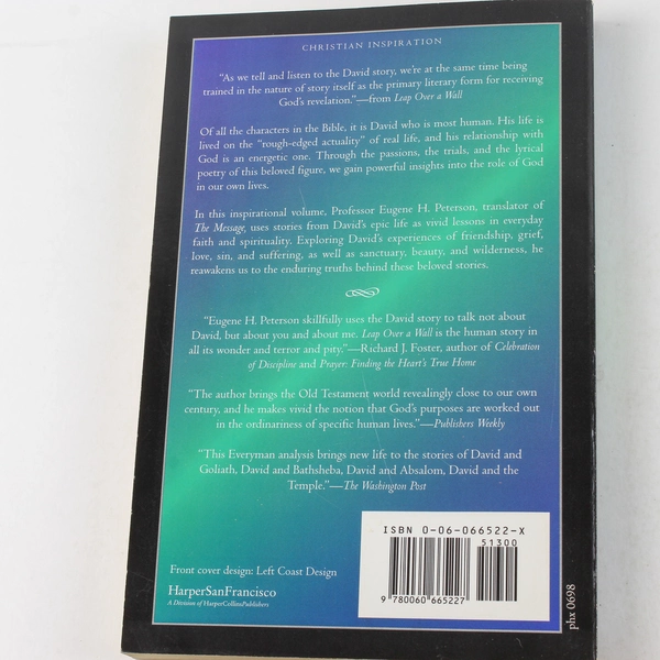 Leap Over A Wall Eugene H. Peterson 1998 HarperCollins Paperback Religious