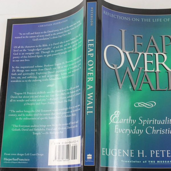 Leap Over A Wall Eugene H. Peterson 1998 HarperCollins Paperback Religious