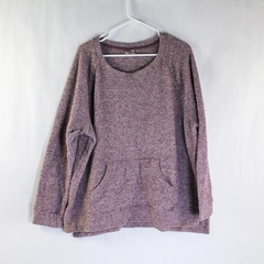 Secret Treasures Plus Size 2X Purple Sleepwear Top Long Sleeve Pullover