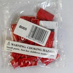 Lego Set B005 Red Roof Ridge Caps New in Sealed Package