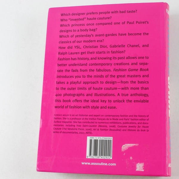 Fashion Game Book by Florence Muller 2008 History of 20th Century Fashion