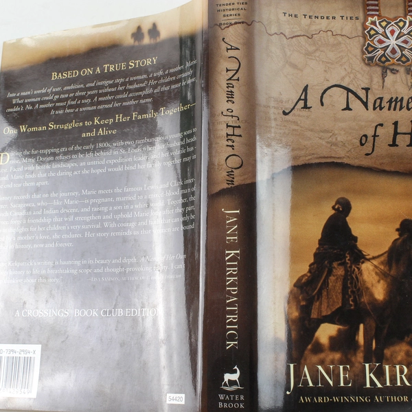 A Name of Her Own by Jane Kirkpatrick 2002 Water Brook Hardcover Book