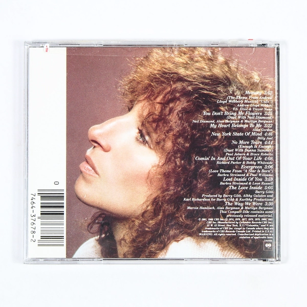 Barbra Streisand Memories CD 1981 Columbia Remastered Compilation