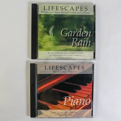 Lot Of 2 Lifescapes CDs Garden Rain Brian Tay Relaxing Piano Rob Arthur 19967