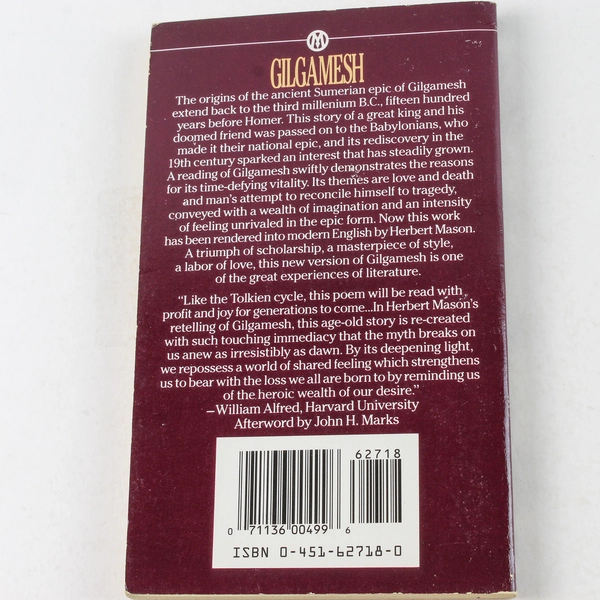 Gilgamesh by Herbert Mason 1972 Penguin Paperback Book Good Condition