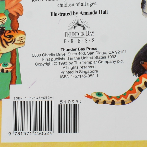 Noah's Ark Carousel Book by Thunder Bay Press 1995 Hardcover Good Condition