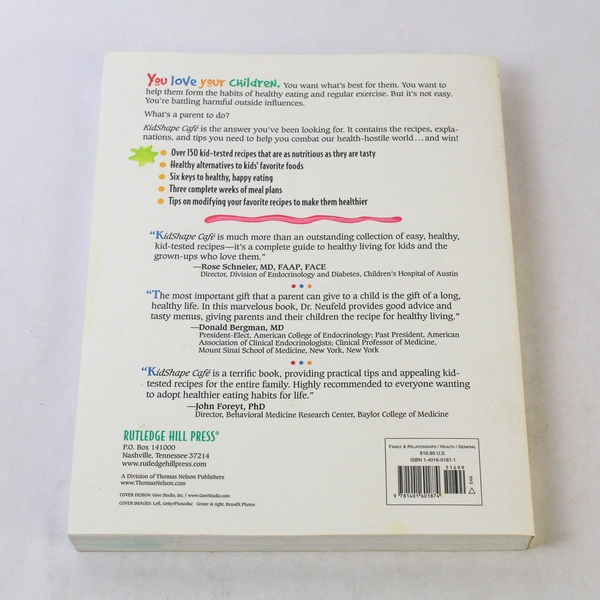 Kids Shape Cafe By Naomi Neufeld And Sara J. Henry 2005 Rutledge Hill Press PB
