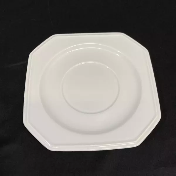 Set of 3 Vintage Mikasa Stoneware Continental White 7 Inch Bread Plates