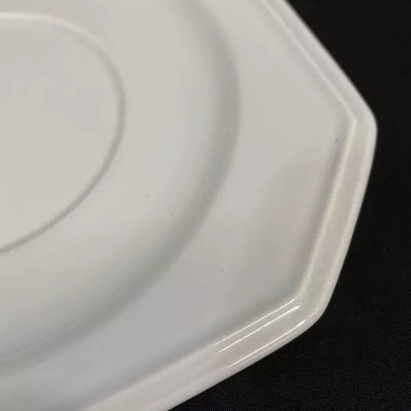 Set of 3 Vintage Mikasa Stoneware Continental White 7 Inch Bread Plates