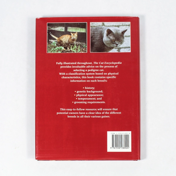 Cat Encyclopedia Esther Verhoef Verhallen 1996 Key Porter Books Hardcover DJ