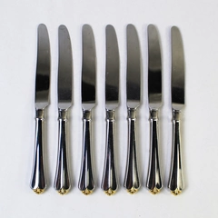Oneida 7-pc Golden Julliard Dinner Knives 18/10 Stainless Steel Flatware