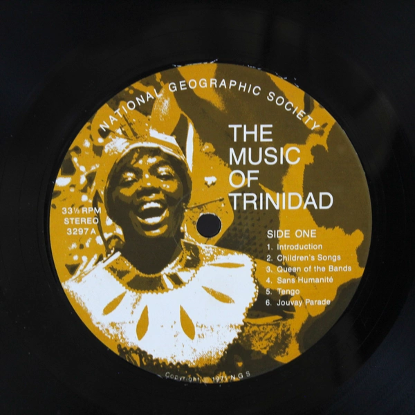 Various Artists The Music Of Trinidad Natonal Geographic Society Soundtrack LP