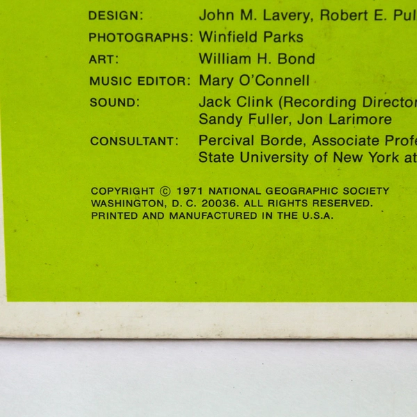 Various Artists The Music Of Trinidad Natonal Geographic Society Soundtrack LP