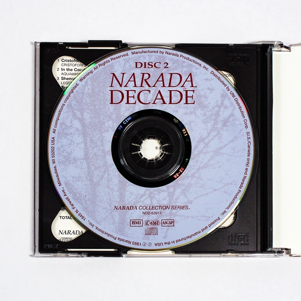 Narada Decade Anniversary Collection CD 1993 ND2-63911 Folk Jazz Compilation