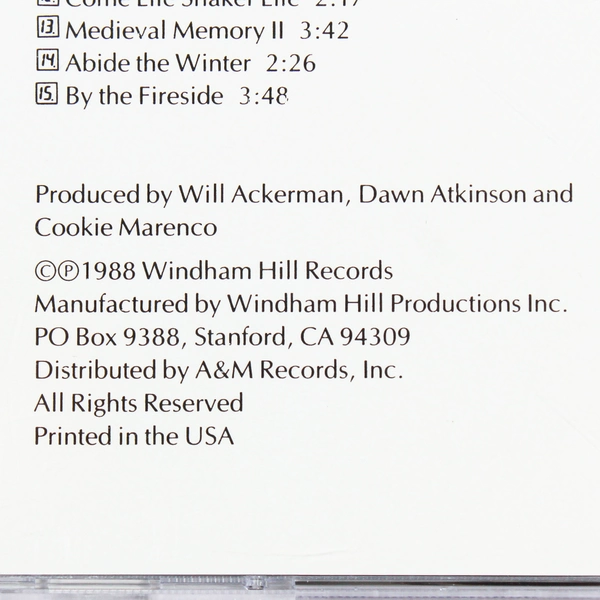 A Winter's Solstice II CD 1988 Windham Hill Records WD-1077 Good Condition