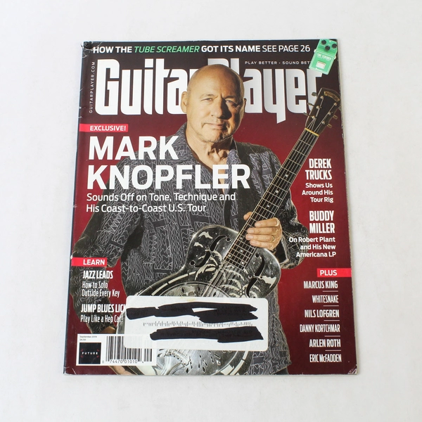 Guitar Player Magazine Sept 2019 Mark Knopfler Joel Hoekstra