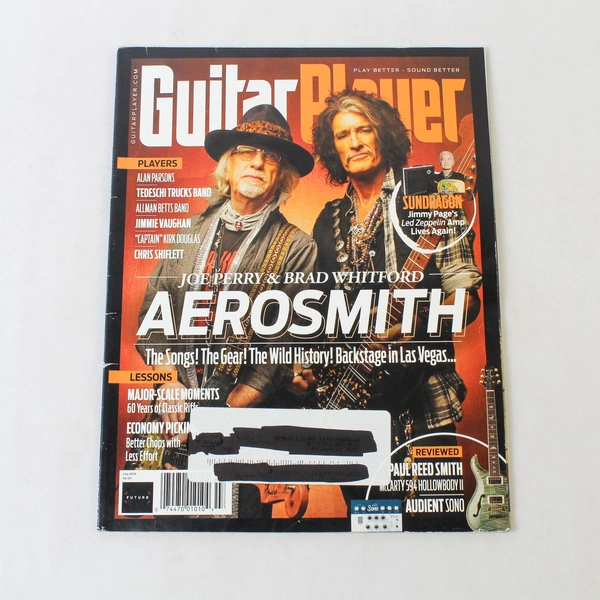 Guitar Player Magazine July 2019 Joe Perry Brad Whitford Aerosmith