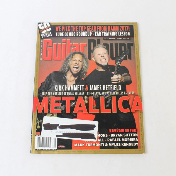 Guitar Player Magazine April 2017 Kirk Hammett & James Hetfield Metallica 1023