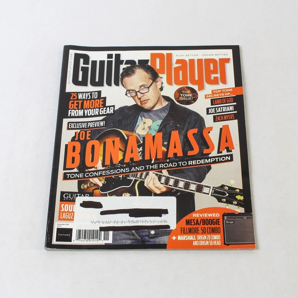 Guitar Player Magazine November 2018 Joe Bonamassa Joe Satriani Zack Myers