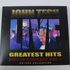 Signed John Tesh Greatest Hits Live CD & DVD 2009 Garden City Concert