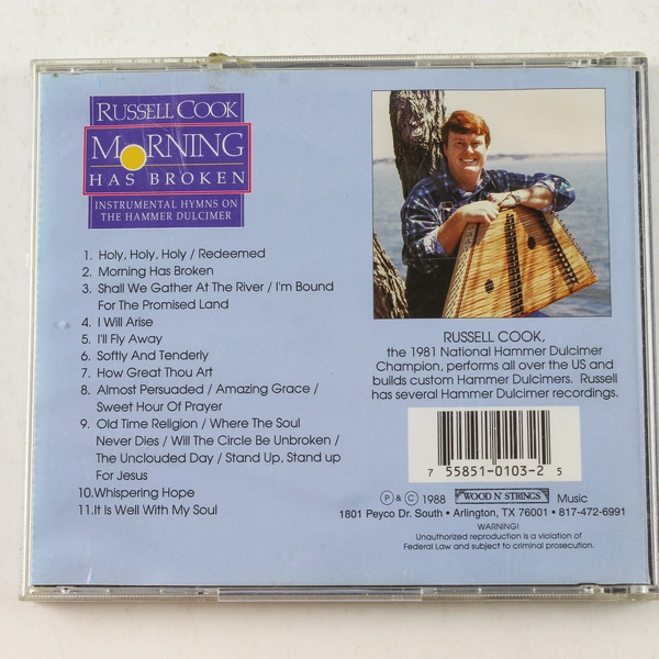 Russell Cook Morning Has Broken CD 1988 Instrumental Hymns