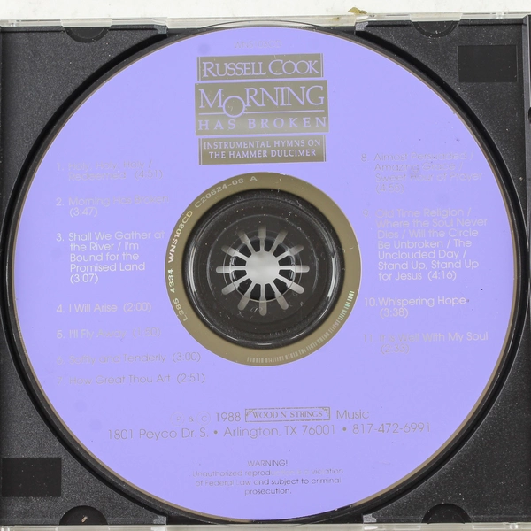 Russell Cook Morning Has Broken CD 1988 Instrumental Hymns