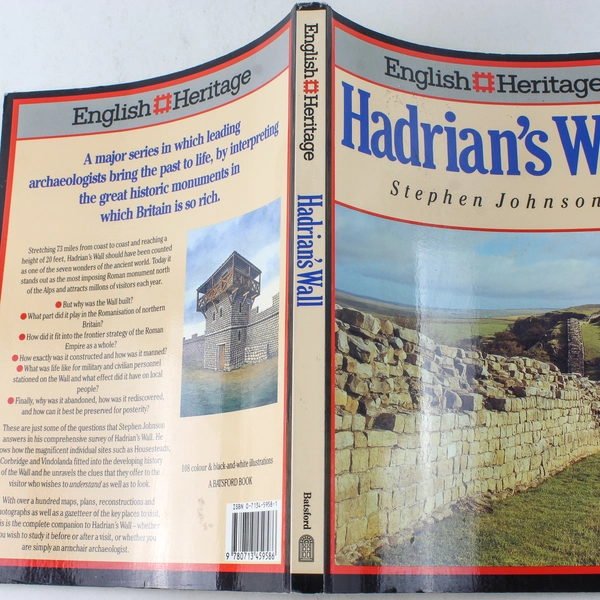 Hadrian's Wall by Stephen Johnson 1992 Paperback English Heritage Book