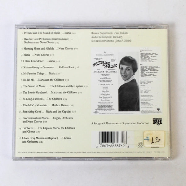 The Sound Of Music An Original Soundtrack Recording 1965 Film CD