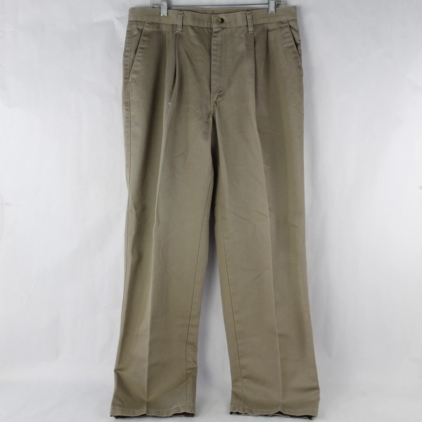 Wrangler Men's Ultimate Khakis Wrinkle Resistant Size 36x32 100% Cotton