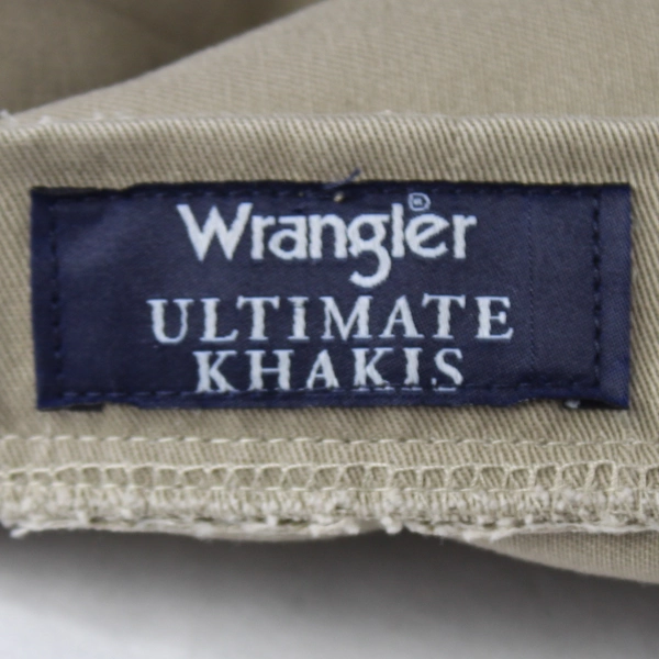 Wrangler Men's Ultimate Khakis Wrinkle Resistant Size 36x32 100% Cotton