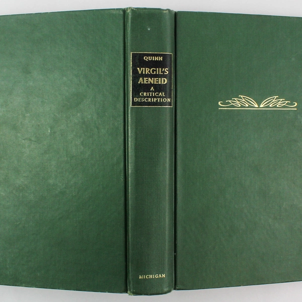 Virgil's Aeneid A Critical Description Kenneth Quinn 1968 Vintage Hardcover
